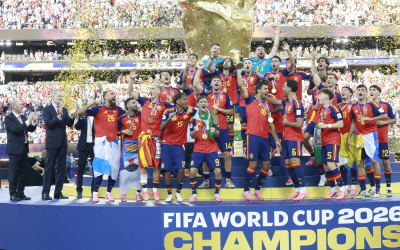 Seleção Espanhola, campeã do mundo!